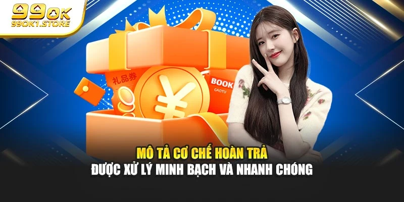 Mô tả cơ chế hoàn trả được xử lý minh bạch và nhanh chóng