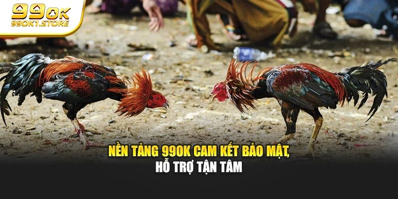 Nền tảng 99OK cam kết bảo mật, hỗ trợ tận tâm